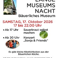 Lange Museumsnacht - Sauerkraut machen im Bäuerlichen Museum