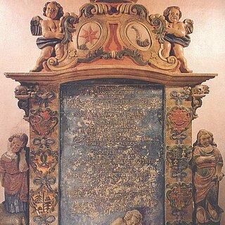 Das Epitaph in der Evang. Kirche