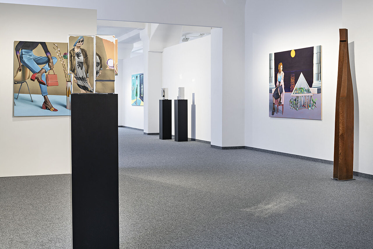 Ausstellungsansicht in der Pforzheim Galerie, Foto Winfried Reinhardt