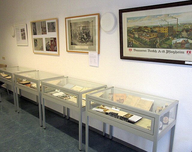 Die Lesesaalausstellung kann auch weiterhin besucht werden.