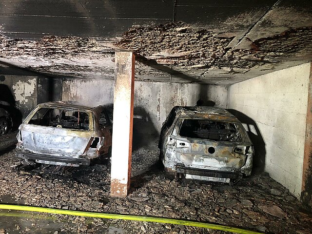 Tiefgaragenbrand Haidach