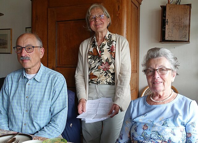 Christian Claudel, Bernhilde Starck und Erika Kern