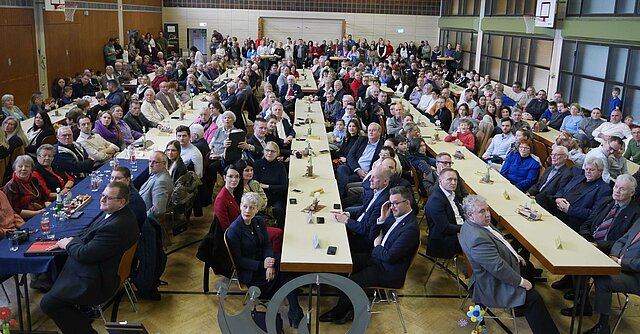 Gut 300 Gäste konnten zum Neujahrsempfang begrüßt werden
