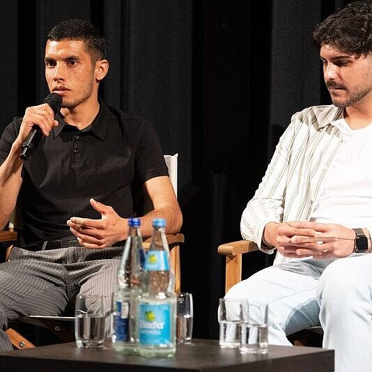 From left to right: the protagonists Naieb Hakimi and Robert Rad From left to right: the protagonists Naieb Hakimi and Robert Rad - copyright:ton-bild-schau
