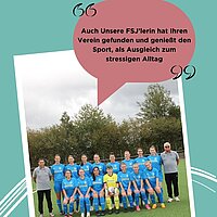 Story-Reihe (Schule, Sport und Bäder) - 5 Mannschaftsbild Damenmannschaft SV Büchenbronn