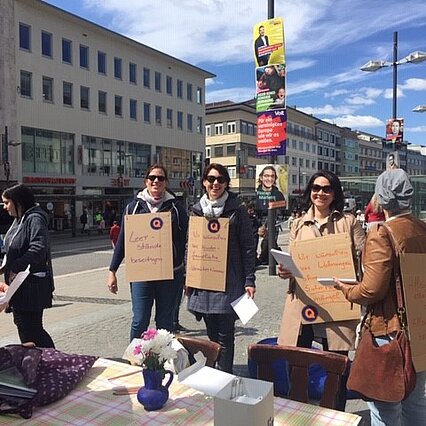 Wohnzimmeraktion Bündnis für Familie Pforzheim - copyright:Carola Pigisch