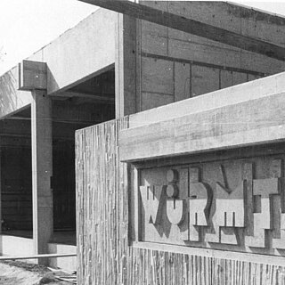 Richtfest für die Würmtalhalle 1979