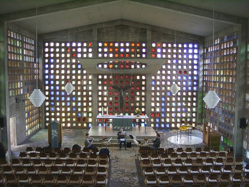 Innenansicht der ev. Matthäuskirche