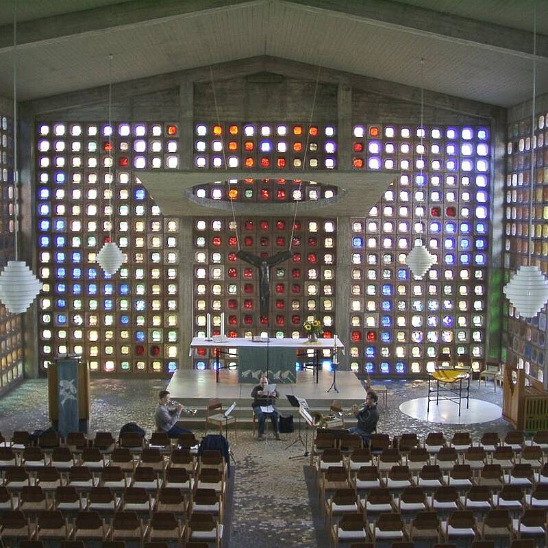 Innenansicht der ev. Matthäuskirche Innenansicht der ev. Matthäuskirche