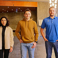 Kübra Hasirlioglu, Philipp Kappler und Andreas Welschhof 