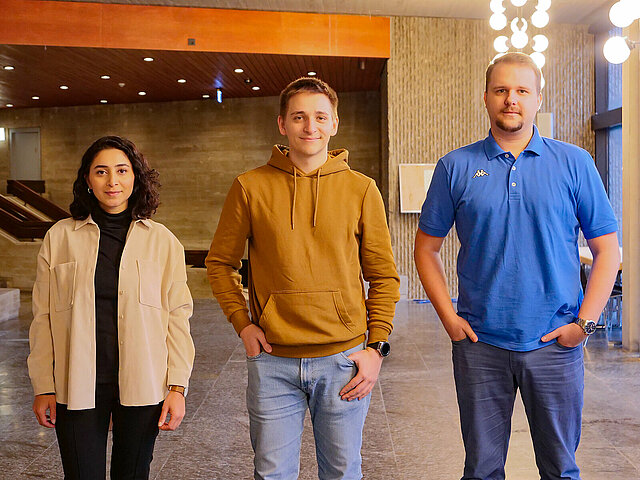 Kübra Hasirlioglu, Philipp Kappler und Andreas Welschhof 