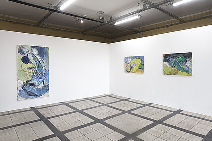 Kunstwerke in einem anderen Ausstellungsraum  - copyright:Waldemar Zimbelmann