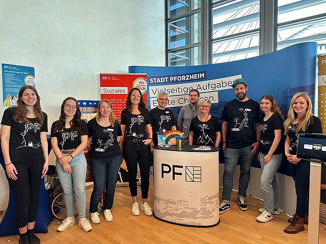 Ausbildungsstand auf der Messe "Berufe aktuell" im CongressCentrumPforzheim