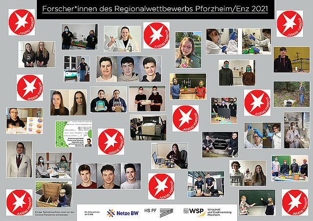 Teilnehmer Regionalwettbewerb "Jugend forscht"