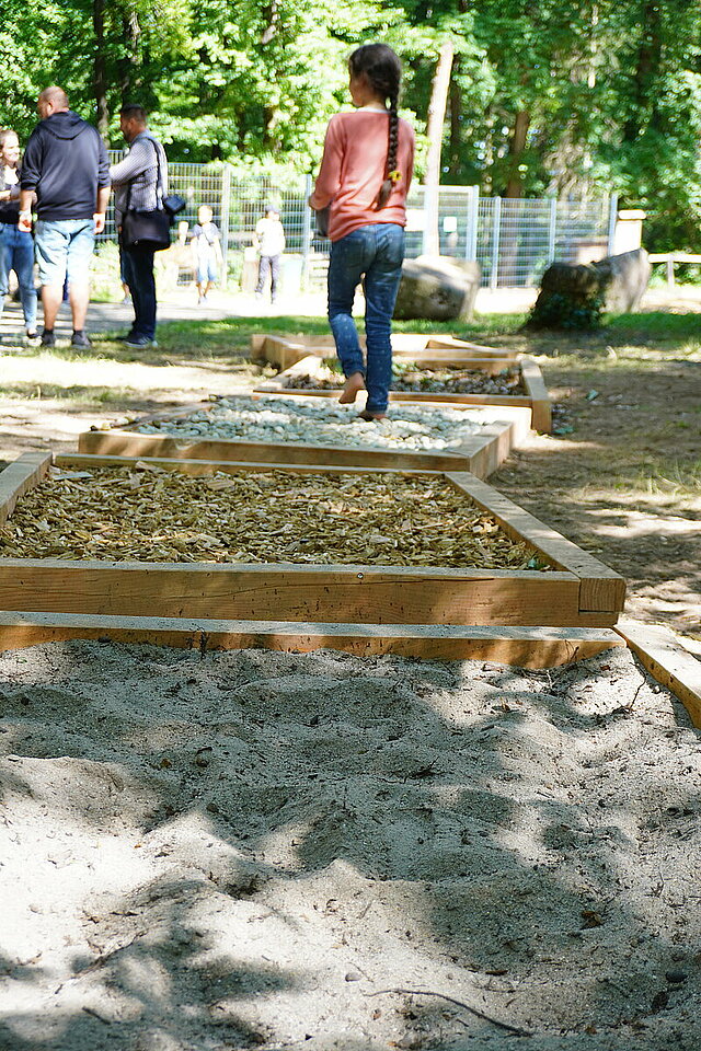 Barfußpark im Wildpark