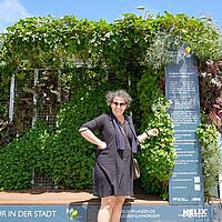 Umweltbürgermeisterin Sibylle Schüssler und Manfred Bauer vom Amt für Umweltschutz
