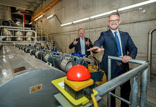 Einweihung Gasmotoren
