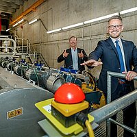 Einweihung Gasmotoren