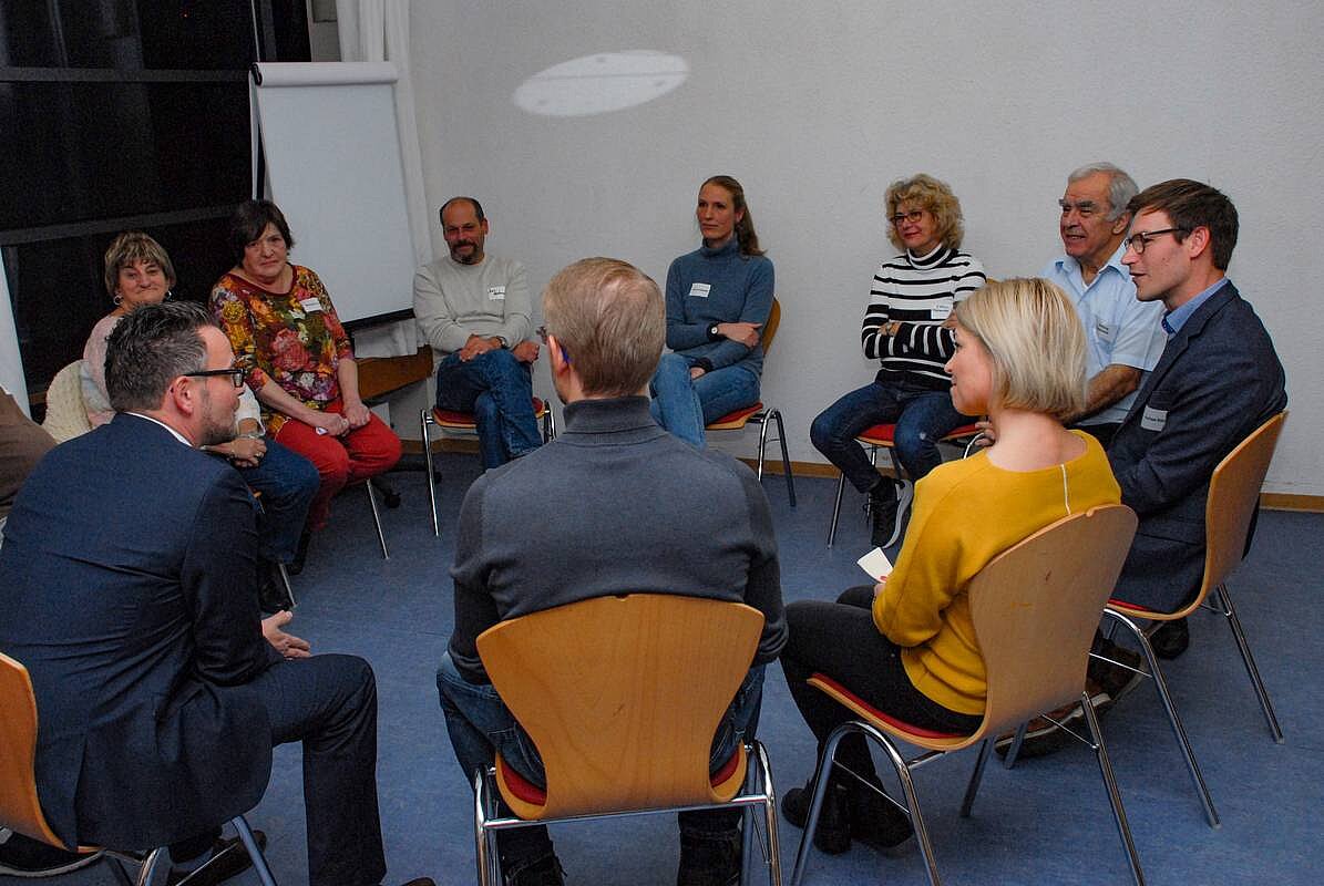 Auftakt der Nachbarschaftsgespräche in der Au