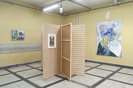 Abschnitt eines Ausstellungsraumes - copyright:Waldemar Zimbelmann