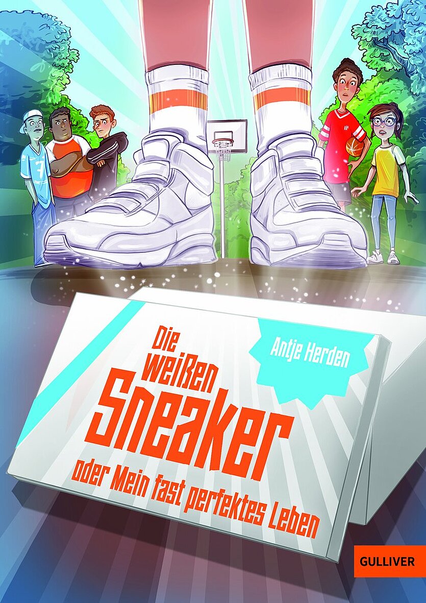 Buchcover von " Die weißen Sneaker oder mein fast perfektes Leben". - copyright: Verlagsgruppe Beltz - Ersteller: Verlagsgruppe Beltz