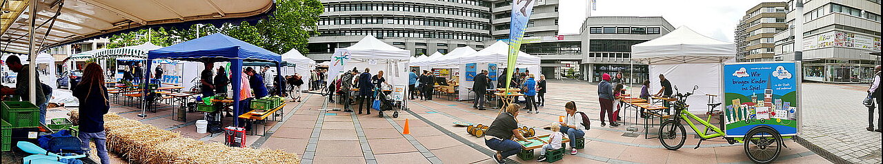 Klimaschutzwoche 2019 auf dem Marktplatz Pforzheim