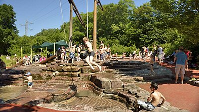 Wasserspielplatz Enzauenpark