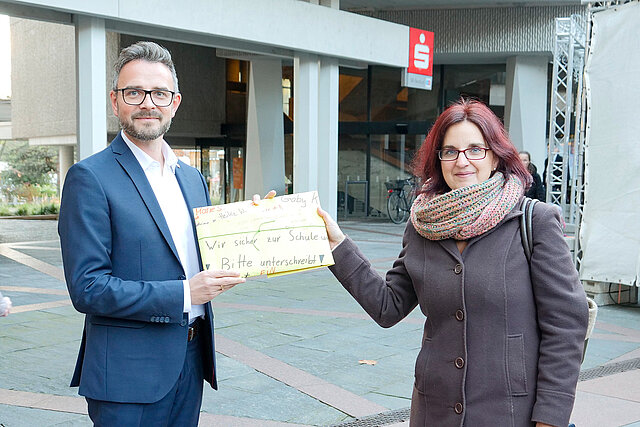 Übergabe Petition