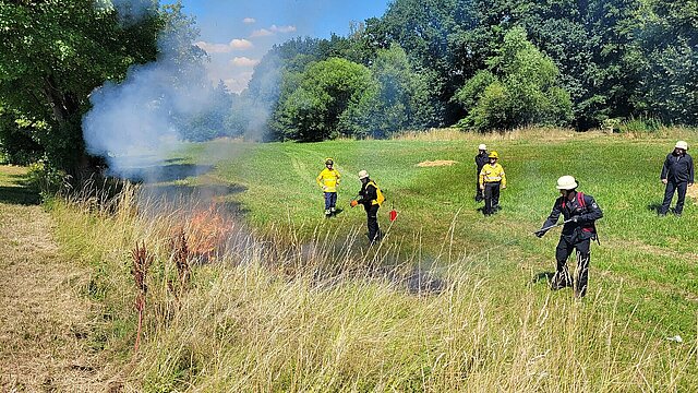 Fortbildung Vegetationsbrandbekämpfung mit @fire