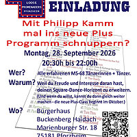 Square Dance - Plus – Schnupperabend am 28. September 2026 Square Dance - Plus – Schnupperabend am 28. September 2026