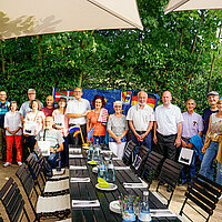 Empfang Wanderer aus Gernika