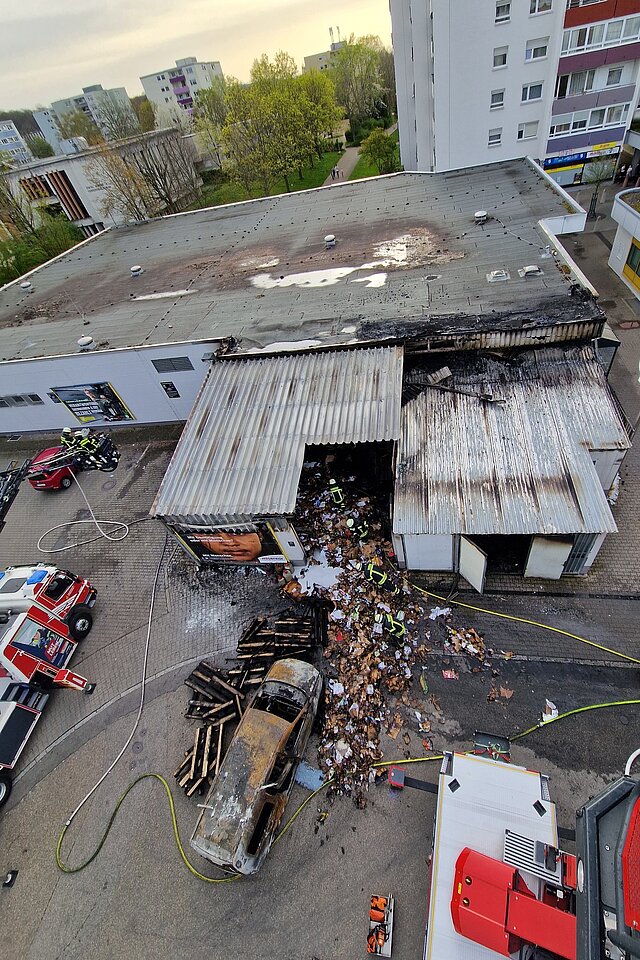 Brand Supermarkt