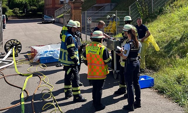 Einsatz im Wasserwerk