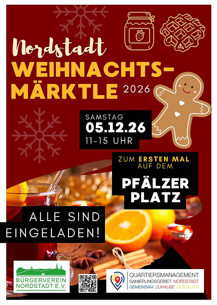Flyer vom Nordstadt Weihnachtsmärktle