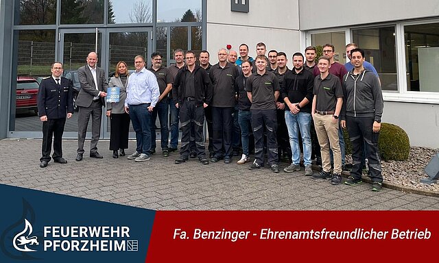 Auszeichnung als ehrenamtsfreundlicher Betrieb