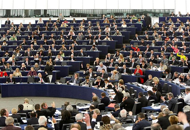 Plenarsitzung im Parlament