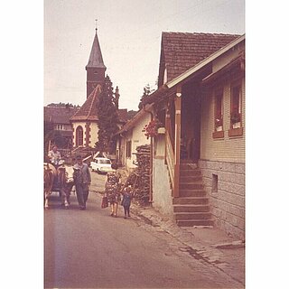 Ortsdurchfahrt Würmer Hauptstraße 1960