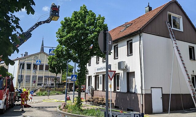 Wohnungsbrand in Huchenfeld