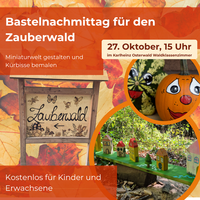 Herbstbasteln für den Zauberwald