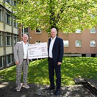 Caritasdirektor Frank Johannes Lemke und Erster Bürgermeister Dirk Büscher