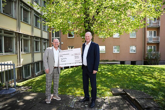 Caritasdirektor Frank Johannes Lemke und Erster Bürgermeister Dirk Büscher
