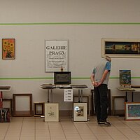 Ausstellung und Kunstflohmarkt in Galerie-Prag3 im Kaufland Pforzheim Wilferdinger Höhe