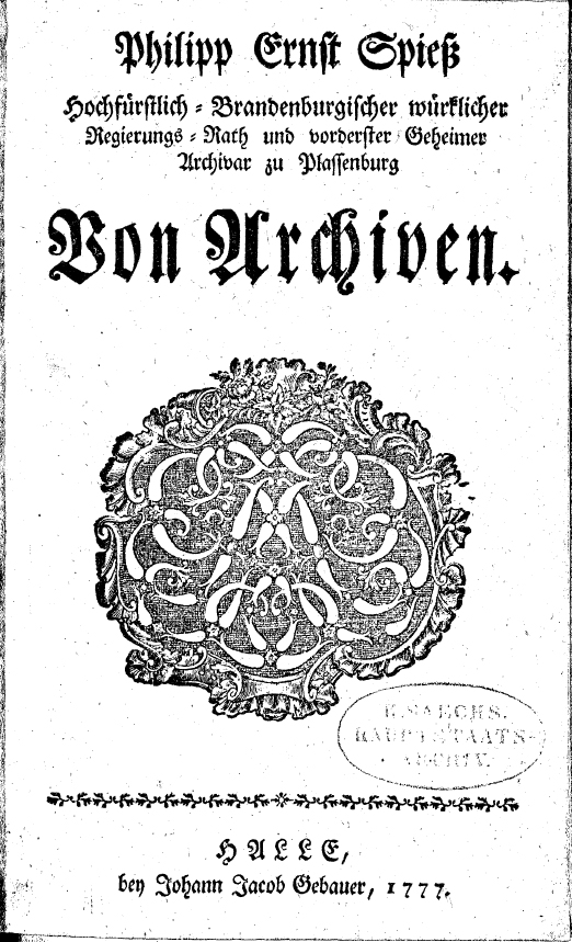 Spiess Von Archivalien