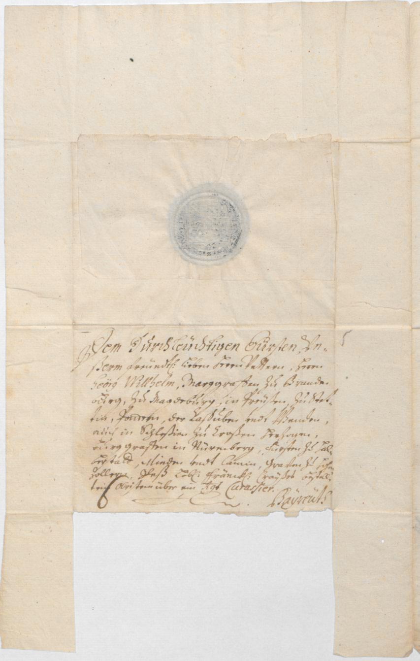 Magnus Brief Rückseite Dieses Bild zeigt die Rückseite von Magnus' Brief