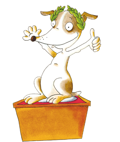 Illustration des Maskottchen von Tommi Kinder-Software-Preis - copyright:Tommi