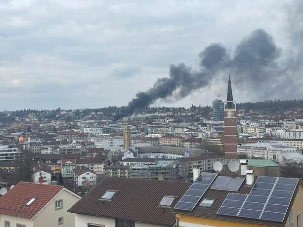 Großbrand Tunnelstraße