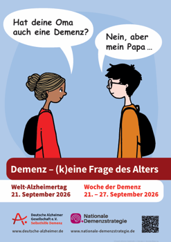 Weltalzheimer-Tag - copyright:Deutsche Alzheimer-Gesellschaft e. V. Selbsthilfe Demenz